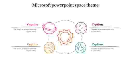 Microsoft powerpoint space theme 